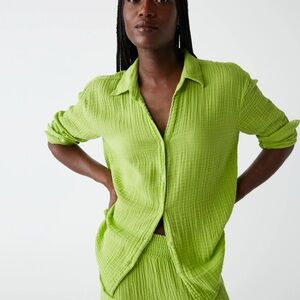 Michael Stars Theo Darling Double Gauze Top!